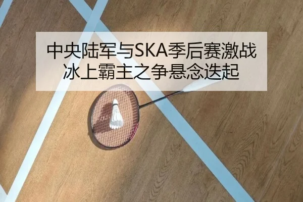中央陆军与SKA季后赛激战 冰上霸主之争悬念迭起